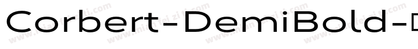 Corbert-DemiBold字体转换