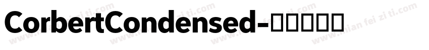 CorbertCondensed字体转换