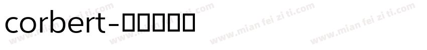 corbert字体转换