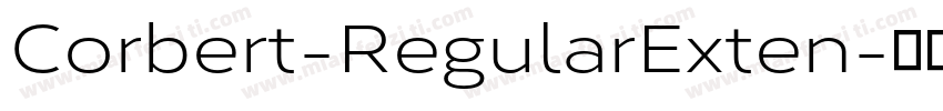 Corbert-RegularExten字体转换