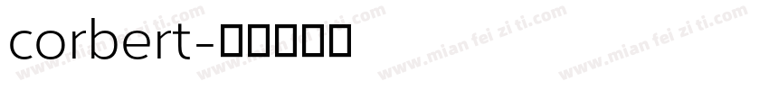 corbert字体转换