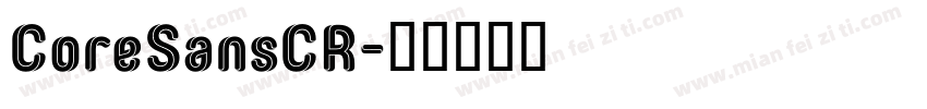 CoreSansCR字体转换