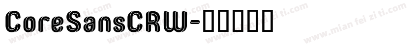 CoreSansCRW字体转换