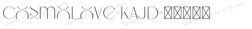 CosmoLove-KajD字体转换