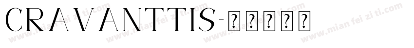 cravanttis字体转换