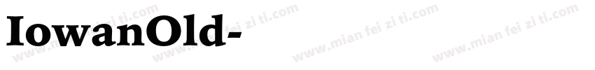 IowanOld字体转换