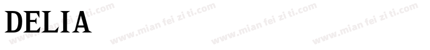 DELIA字体转换