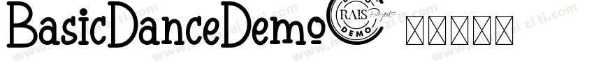 BasicDanceDemo字体转换
