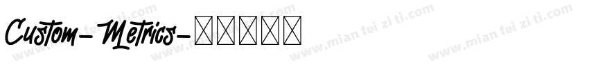 Custom-Metrics字体转换