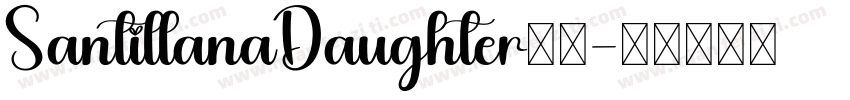 SantillanaDaughter字体字体转换