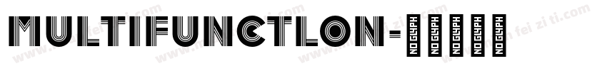 MULTIFUNCTLON字体转换
