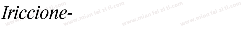 Iriccione字体转换
