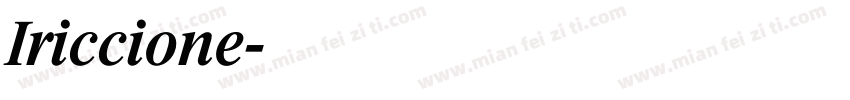 Iriccione字体转换