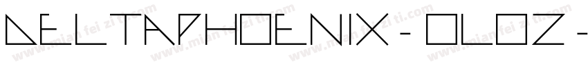 DeltaPhoenix-oLoz字体转换