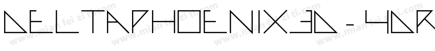 DeltaPhoenix3D-4DRD字体转换