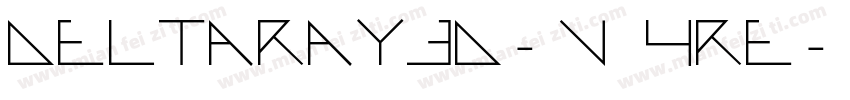 DeltaRay3D-v4rE字体转换