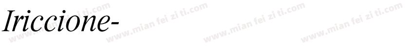 Iriccione字体转换