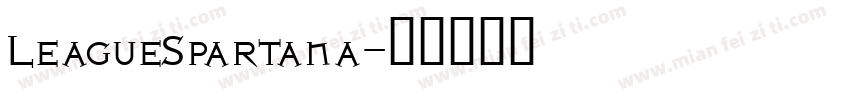 LeagueSpartana字体转换