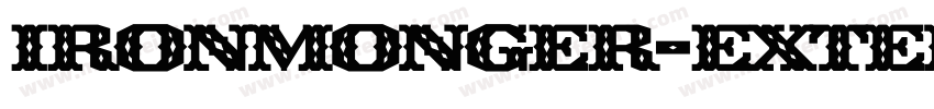 Ironmonger-Extended字体转换