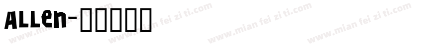 Allen字体转换