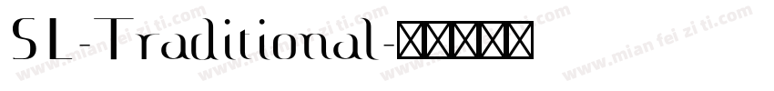 SL-Traditional字体转换
