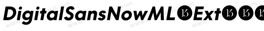DigitalSansNowML-Ext字体转换