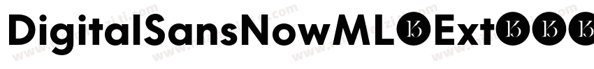 DigitalSansNowML-Ext字体转换