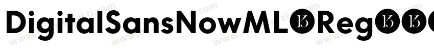 DigitalSansNowML-Reg字体转换