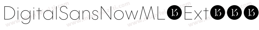 DigitalSansNowML-Ext字体转换
