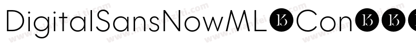 DigitalSansNowML-Con字体转换