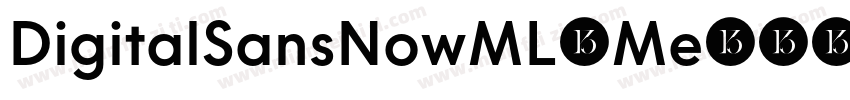 DigitalSansNowML-Me字体转换