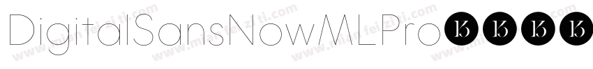 DigitalSansNowMLPro-字体转换