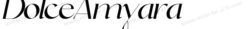 DolceAmyara字体转换