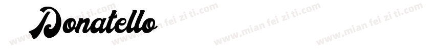 英文字体Donatello字体转换