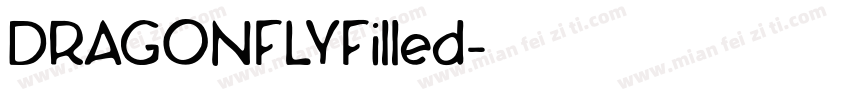 DRAGONFLYFilled字体转换