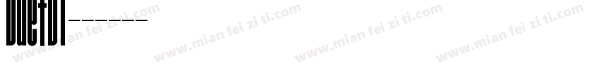 DuetDT字体转换