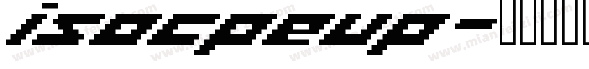 isocpeup字体转换