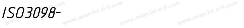 ISO3098字体转换