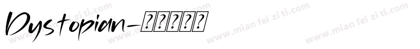 Dystopian字体转换