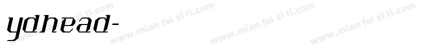 ydhead字体转换