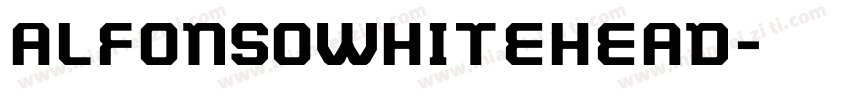 alfonsowhitehead字体转换