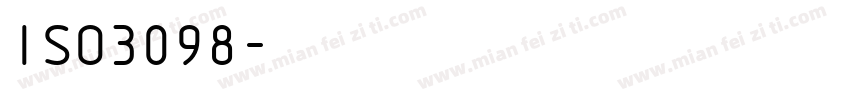 ISO3098字体转换