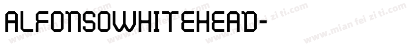 alfonsowhitehead字体转换