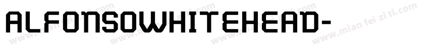alfonsowhitehead字体转换