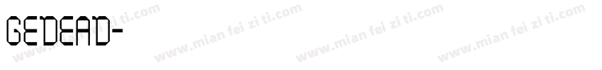 GedeaD字体转换