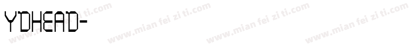 ydhead字体转换