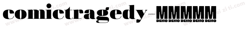 comictragedy字体转换