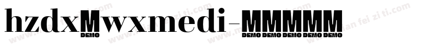 hzdx_wxmedi字体转换
