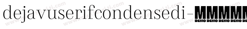 dejavuserifcondensedi字体转换