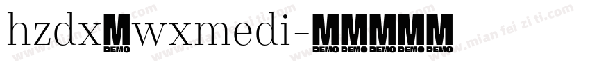 hzdx_wxmedi字体转换
